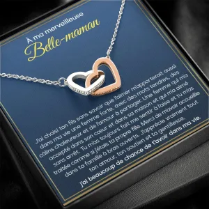 BELMOM • COLLIER BELLE-MÈRE Double Cœur