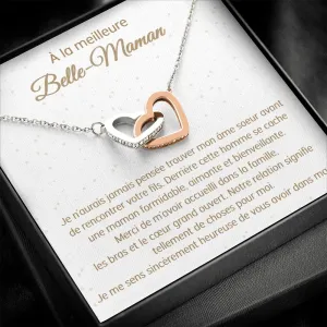 BELMOM • COLLIER BELLE-MÈRE VERSION FEMME Double Cœur
