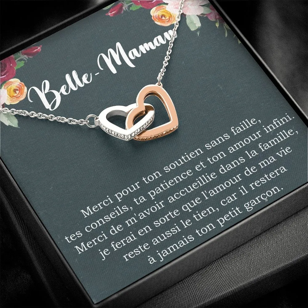 BELMOM • COLLIER BELLE-MÈRE VERSION FEMME Double Cœur