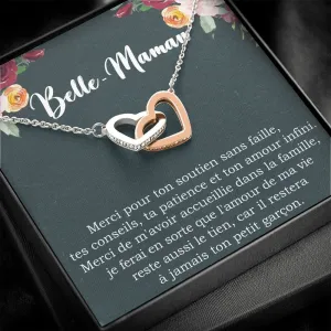 BELMOM • COLLIER BELLE-MÈRE VERSION FEMME Double Cœur