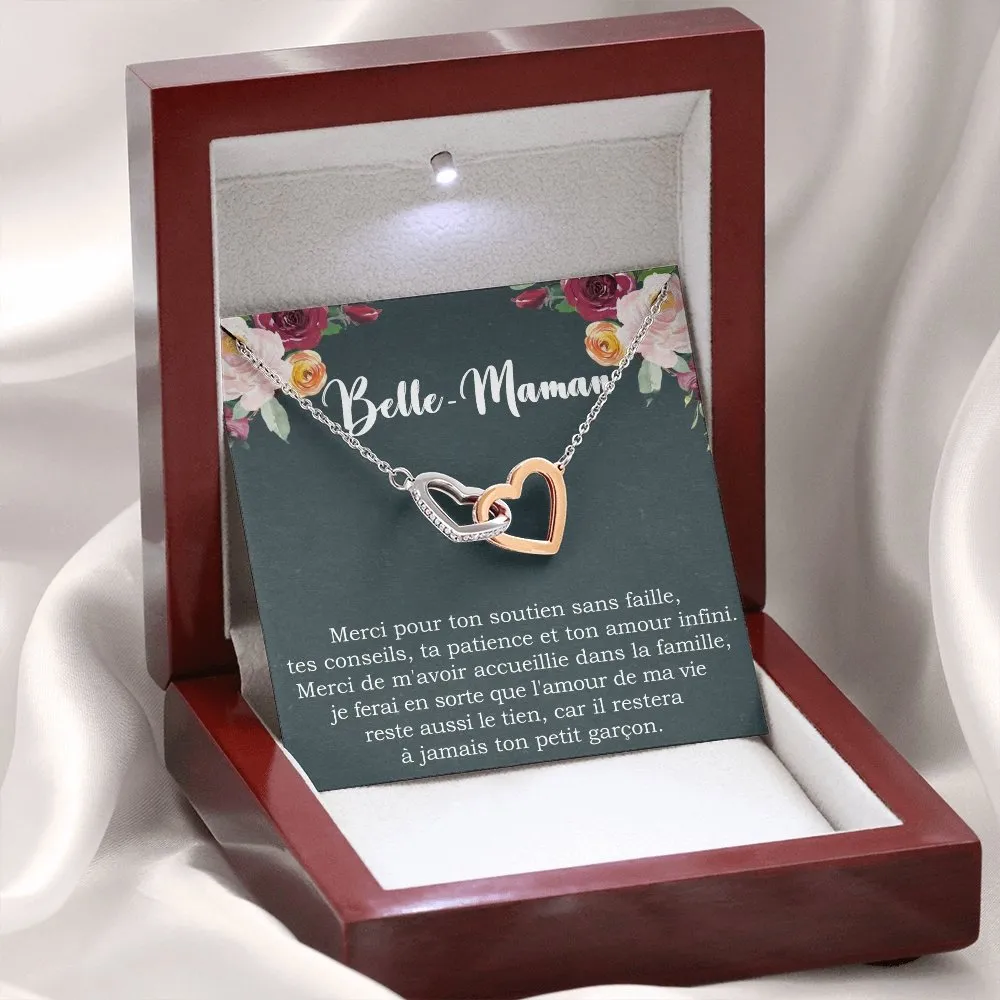 BELMOM • COLLIER BELLE-MÈRE VERSION FEMME Double Cœur