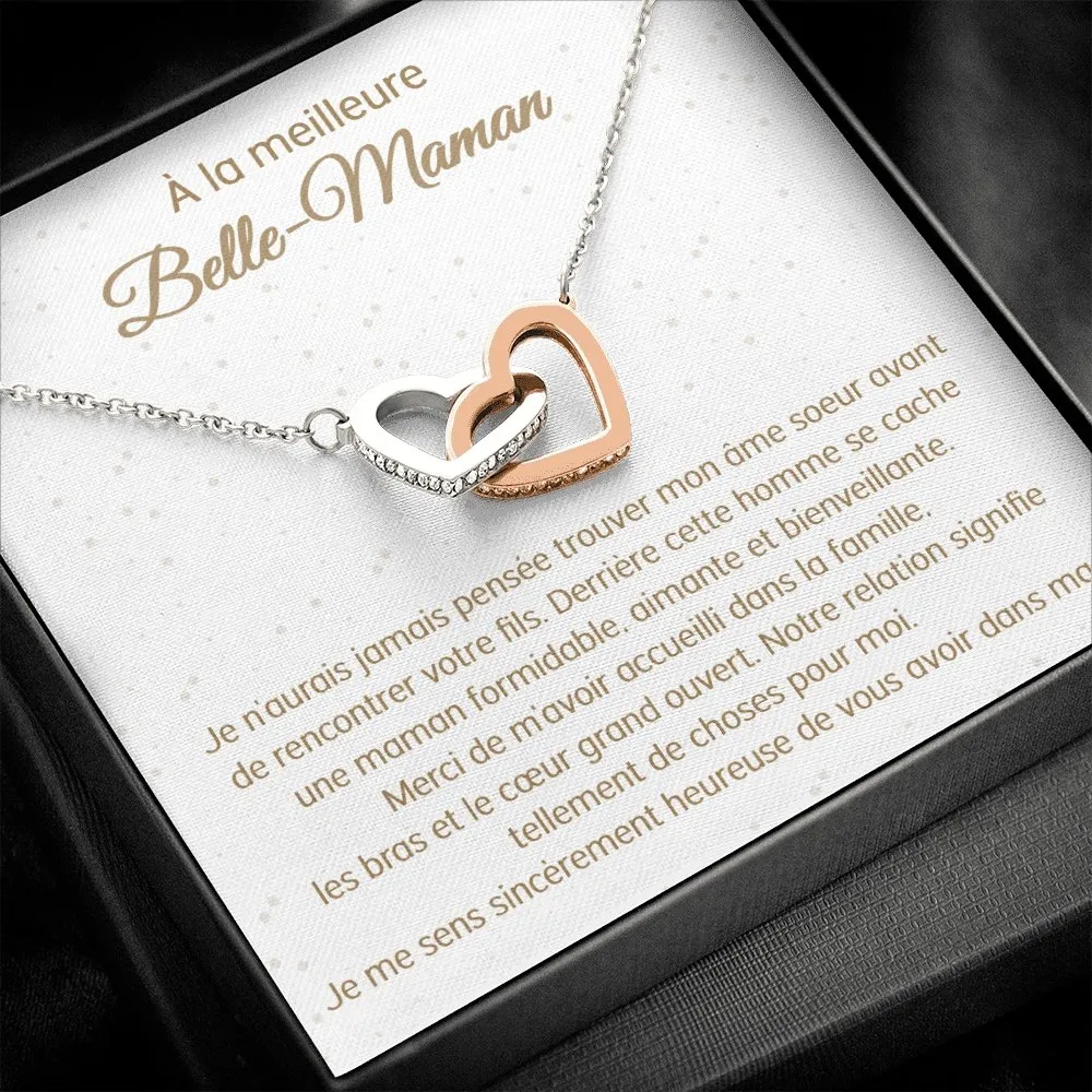 BELMOM • COLLIER BELLE-MÈRE VERSION FEMME Double Cœur