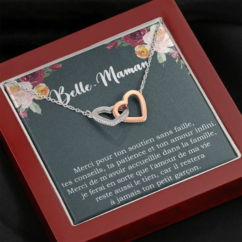 BELMOM • COLLIER BELLE-MÈRE VERSION FEMME Double Cœur