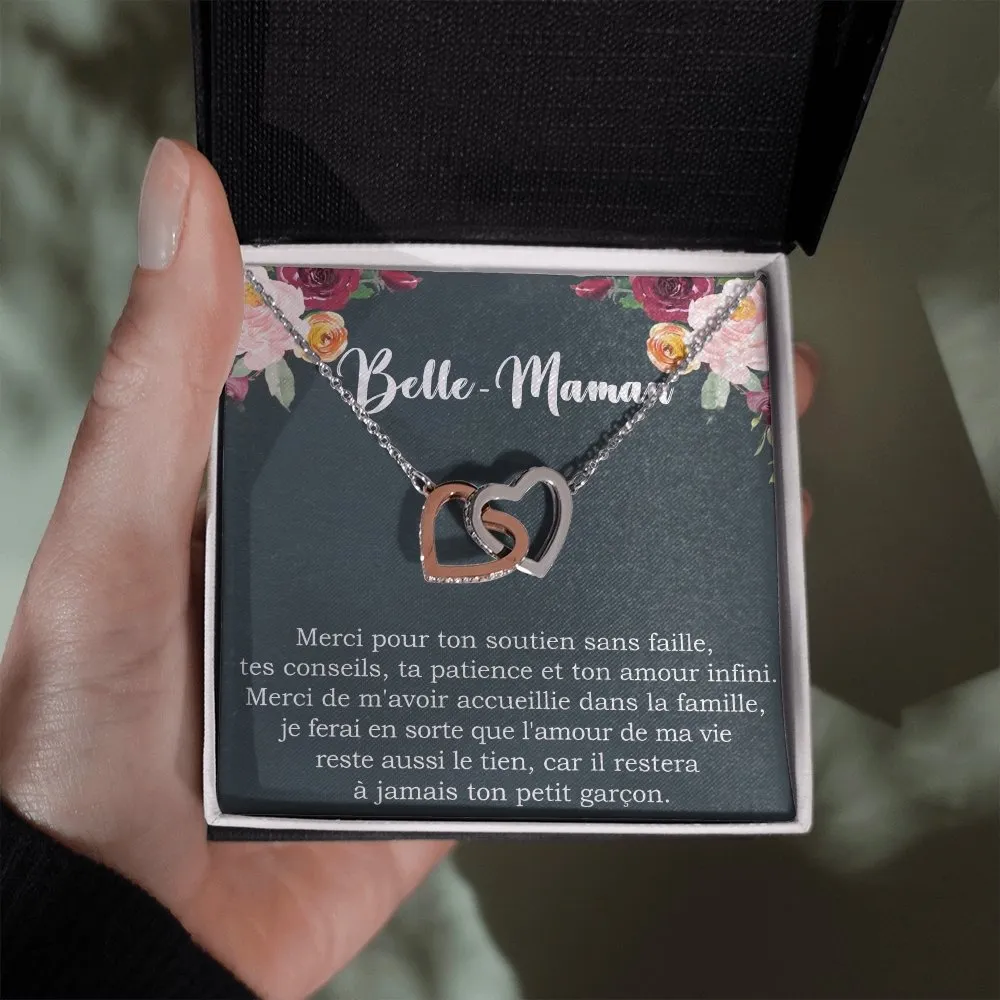 BELMOM • COLLIER BELLE-MÈRE VERSION FEMME Double Cœur