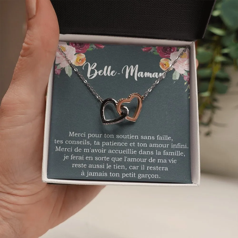 BELMOM • COLLIER BELLE-MÈRE VERSION FEMME Double Cœur