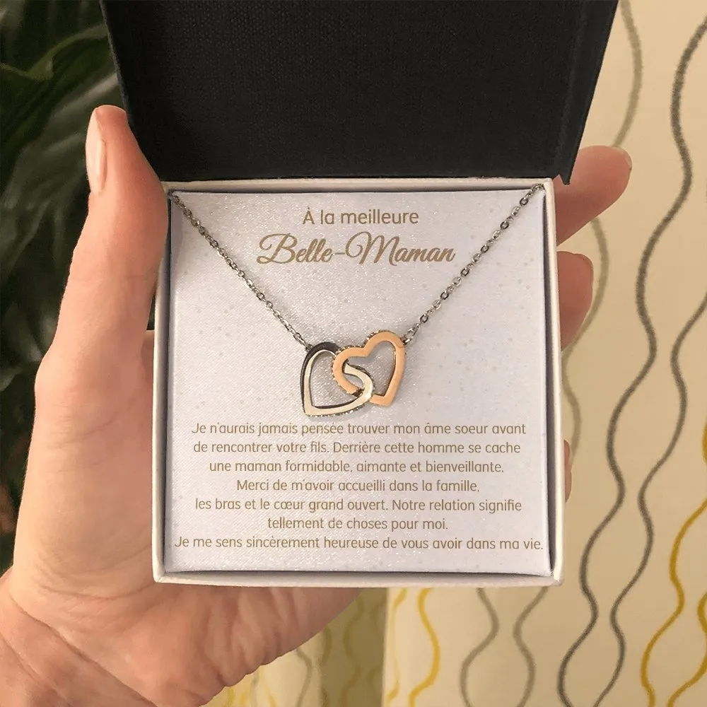 BELMOM • COLLIER BELLE-MÈRE VERSION FEMME Double Cœur