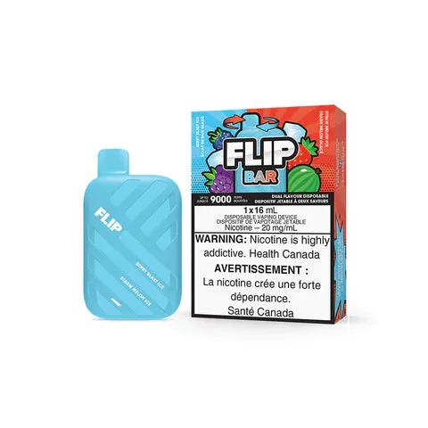 Berry Blast Ice and Straw Melon Ice - Flip Bar Disposable