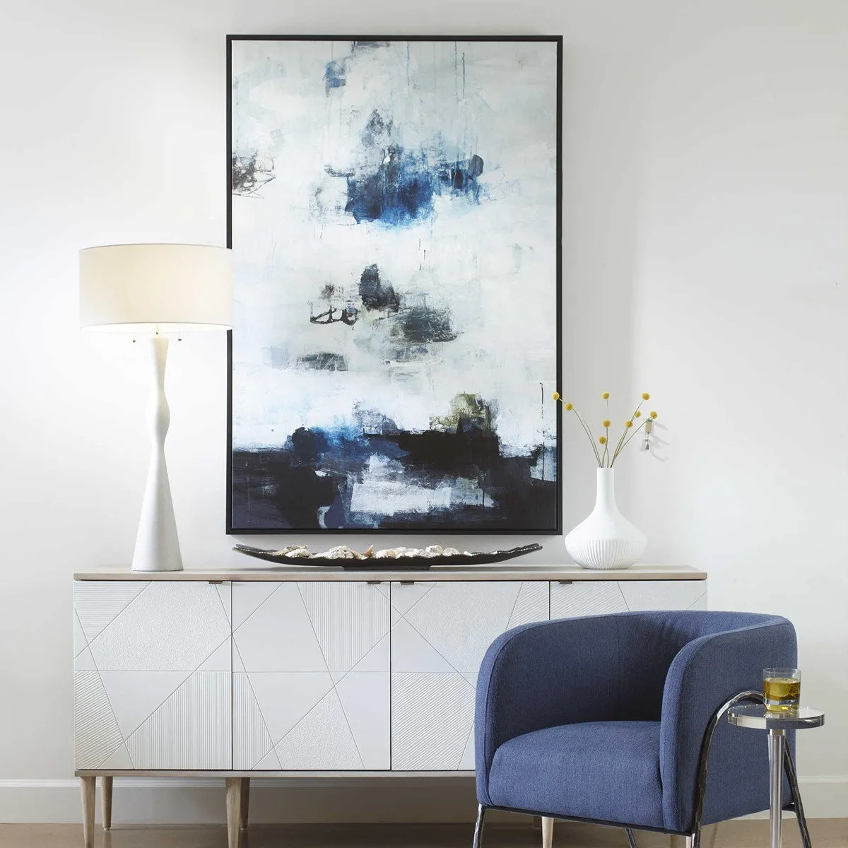 BLACK AND BLUE 41X61