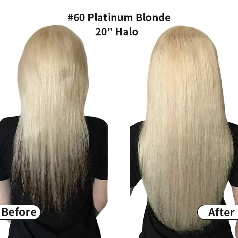 Blonde Halo Human Hair Extension Full Volume