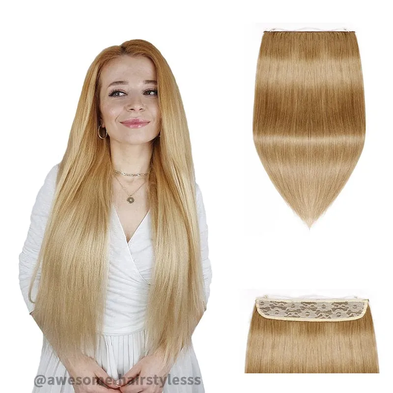 Blonde Halo Human Hair Extension Full Volume