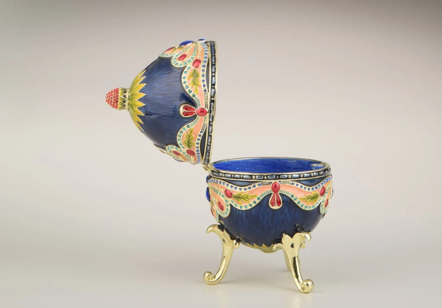 Blue Colorful Russian Egg
