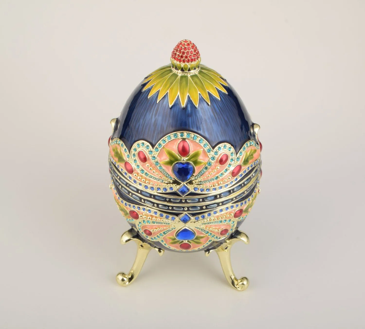 Blue Colorful Russian Egg