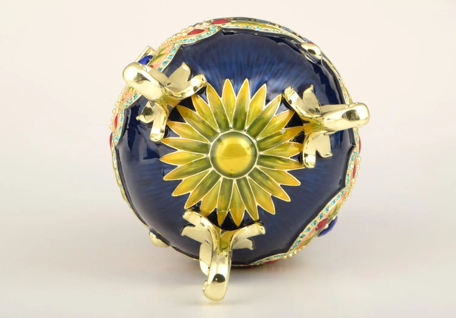 Blue Colorful Russian Egg