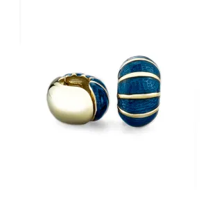 Blue Segmented Gold Reversible Hugs®