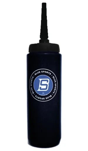 Blue Sports Black Bottle 850 ml Strawcap