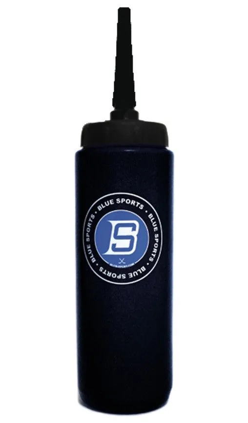 Blue Sports Black Bottle 850 ml Strawcap