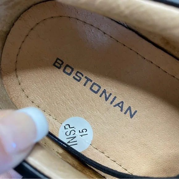 Bostonian Men's Ipswich Apron Oxford  BLACK 10.5