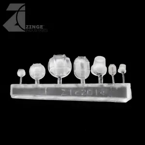 Bulkhead Lights - Sprue of 7 - Various - Transparent Light Diffuser