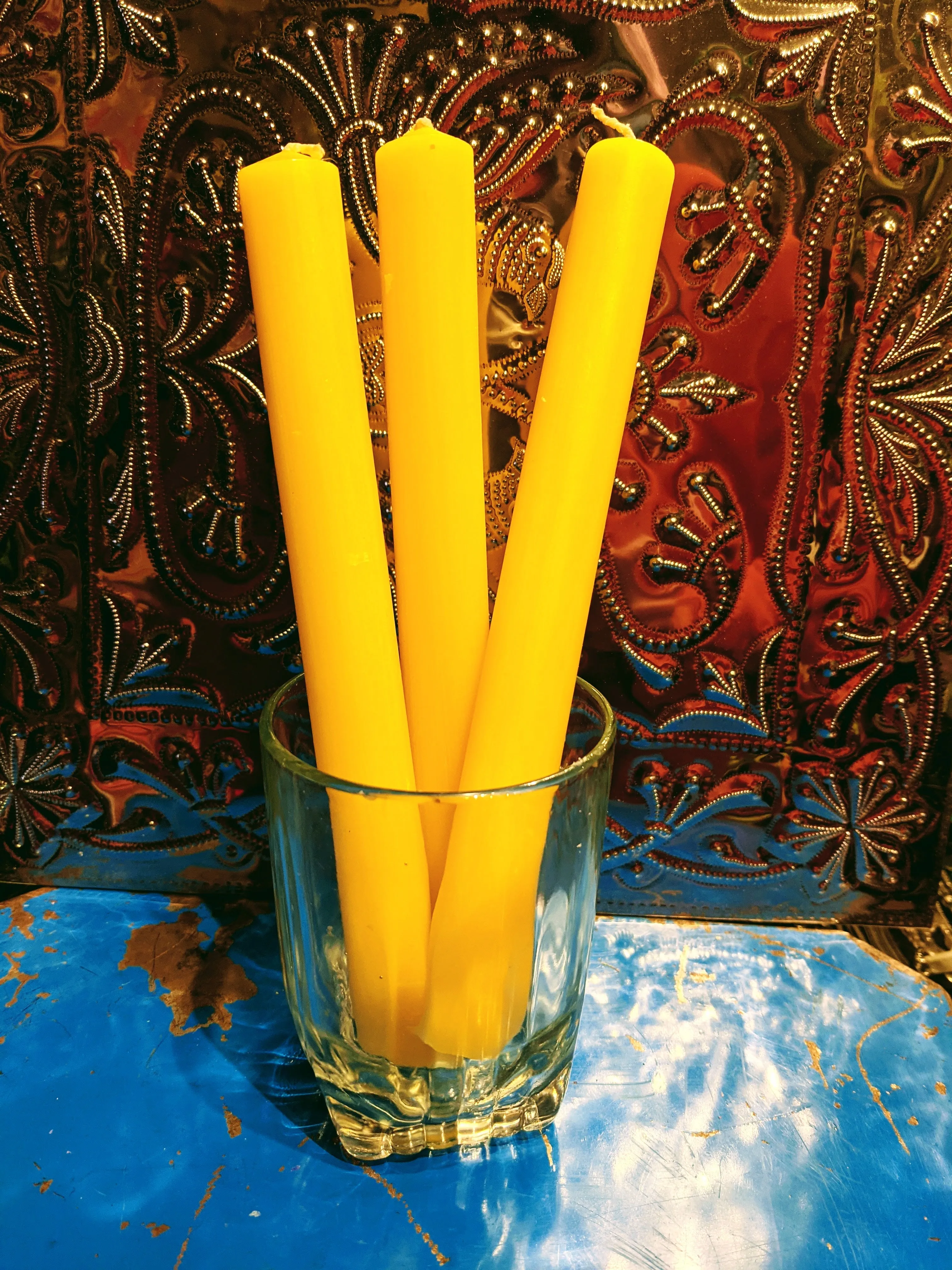 Bunch of 6 rustic candles