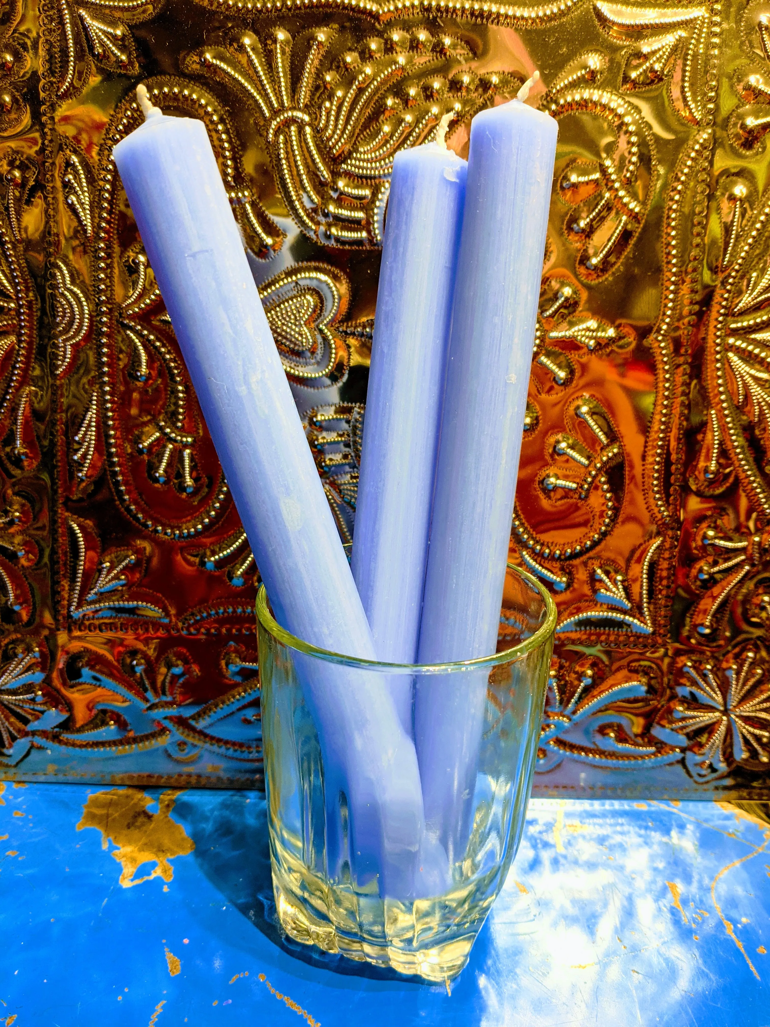 Bunch of 6 rustic candles