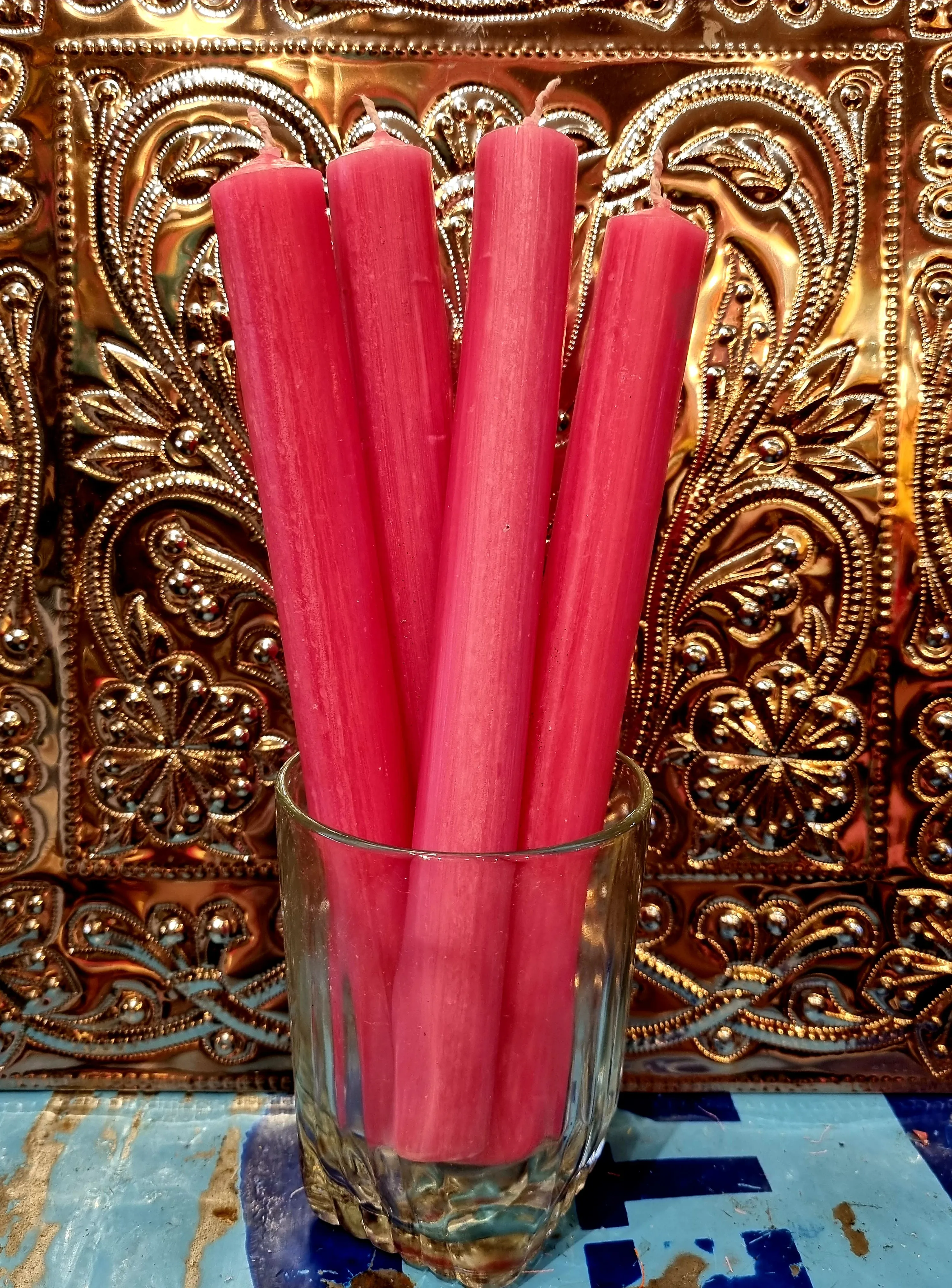 Bunch of 6 rustic candles