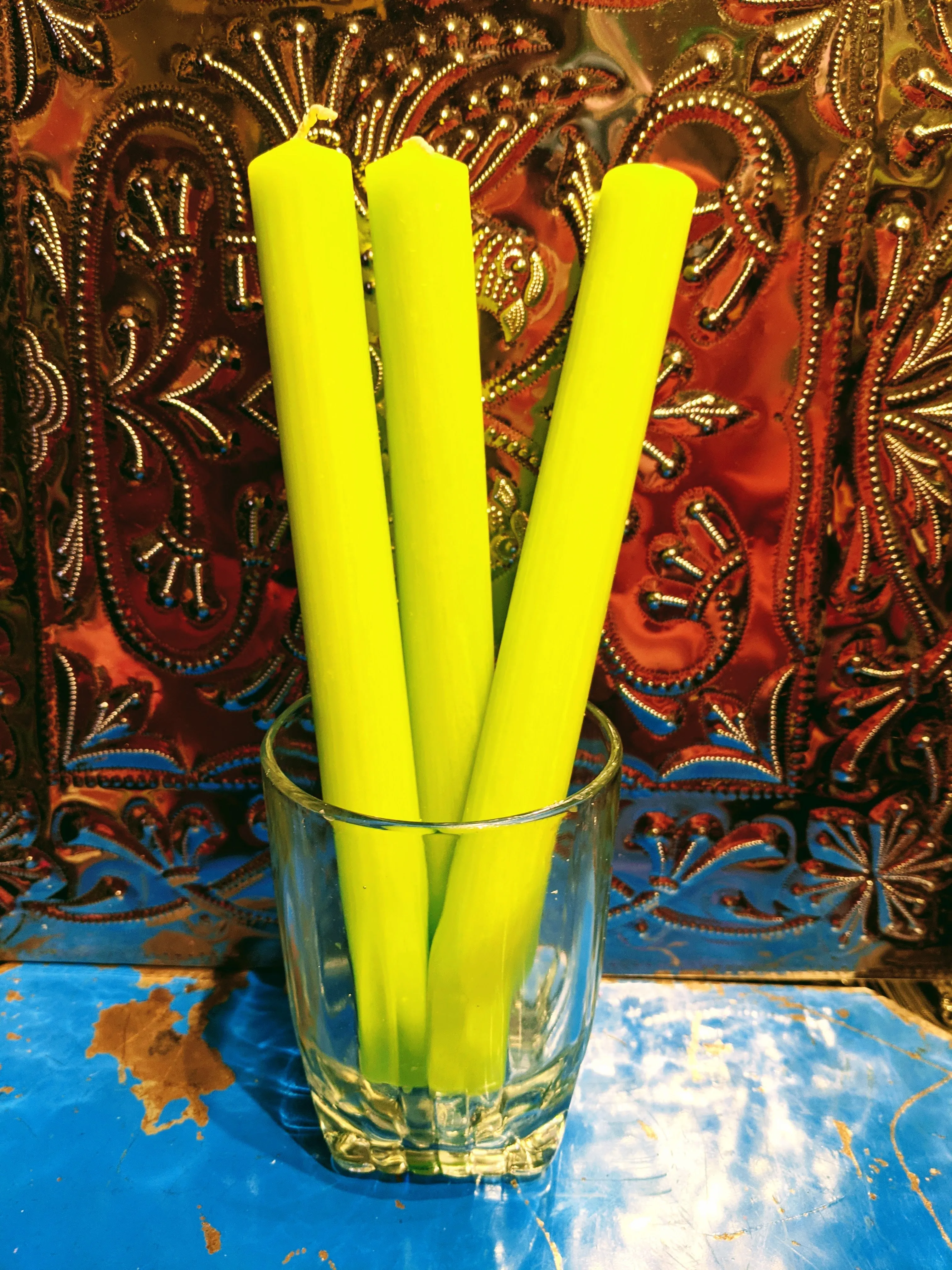 Bunch of 6 rustic candles