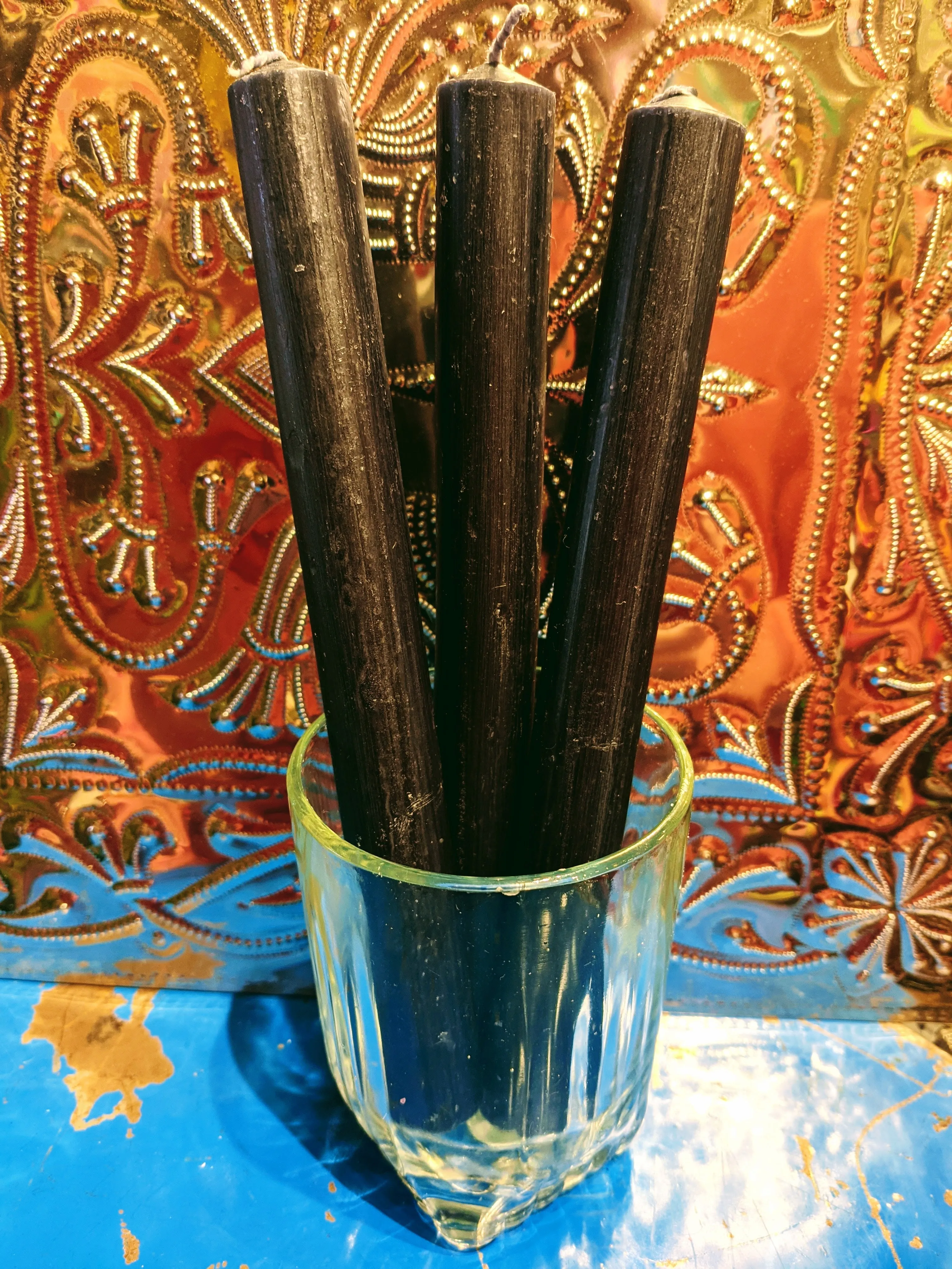 Bunch of 6 rustic candles