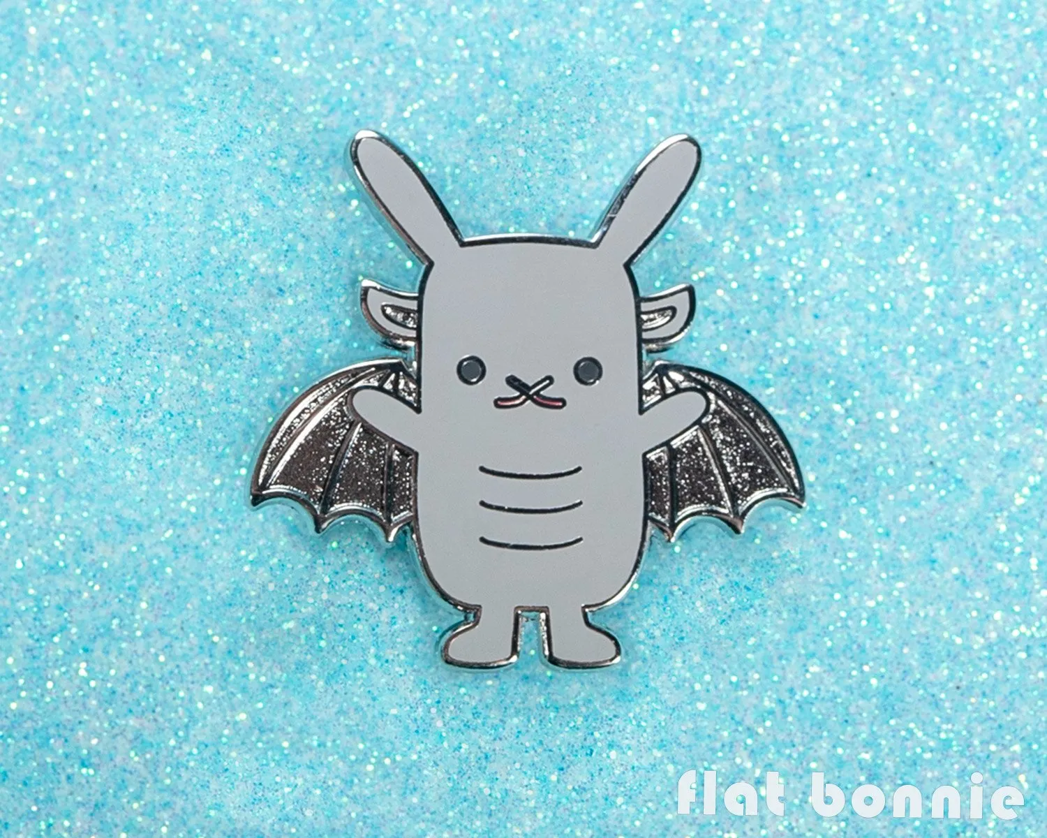 Bungoyle - Gargoyle Bunny enamel pin - Cute backpack pin