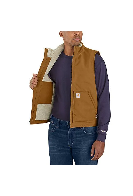 Carhartt Flame-Resistant Duck Sherpa Lined Vest - 104981