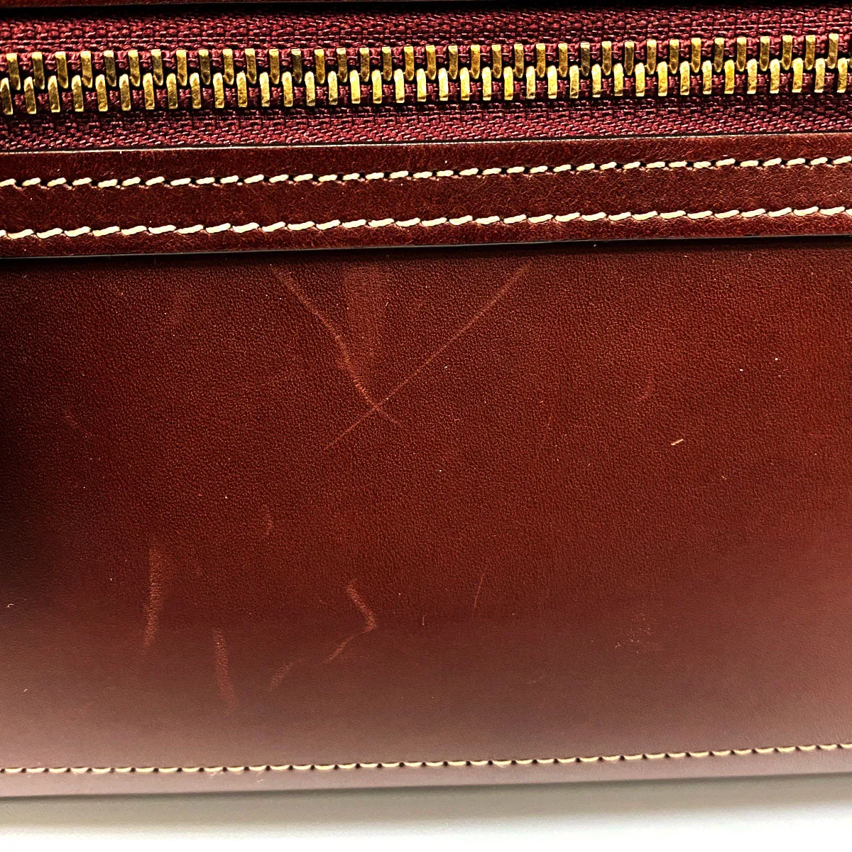 Celine Micro Luggage Bag in Natural Calfskin