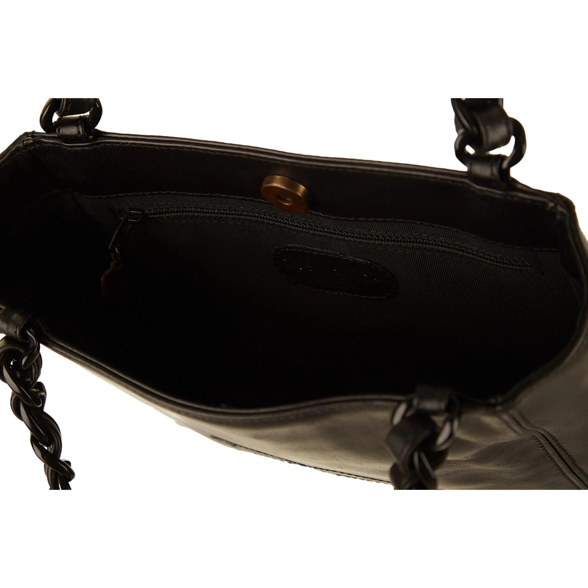 Chanel Black Logo Shoulder Bag
