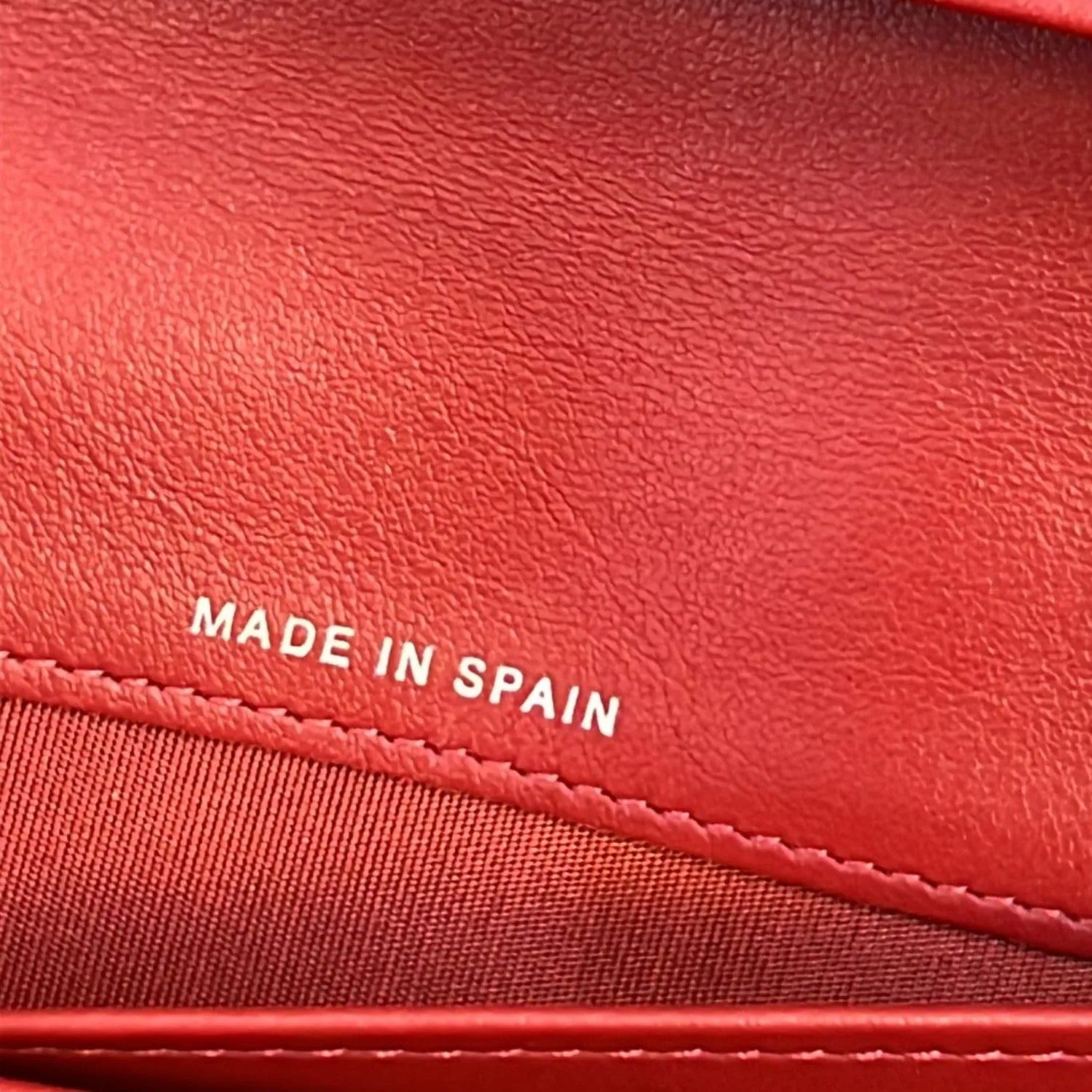 CHANEL Women Long Flap Chevron Leather Wallet Red