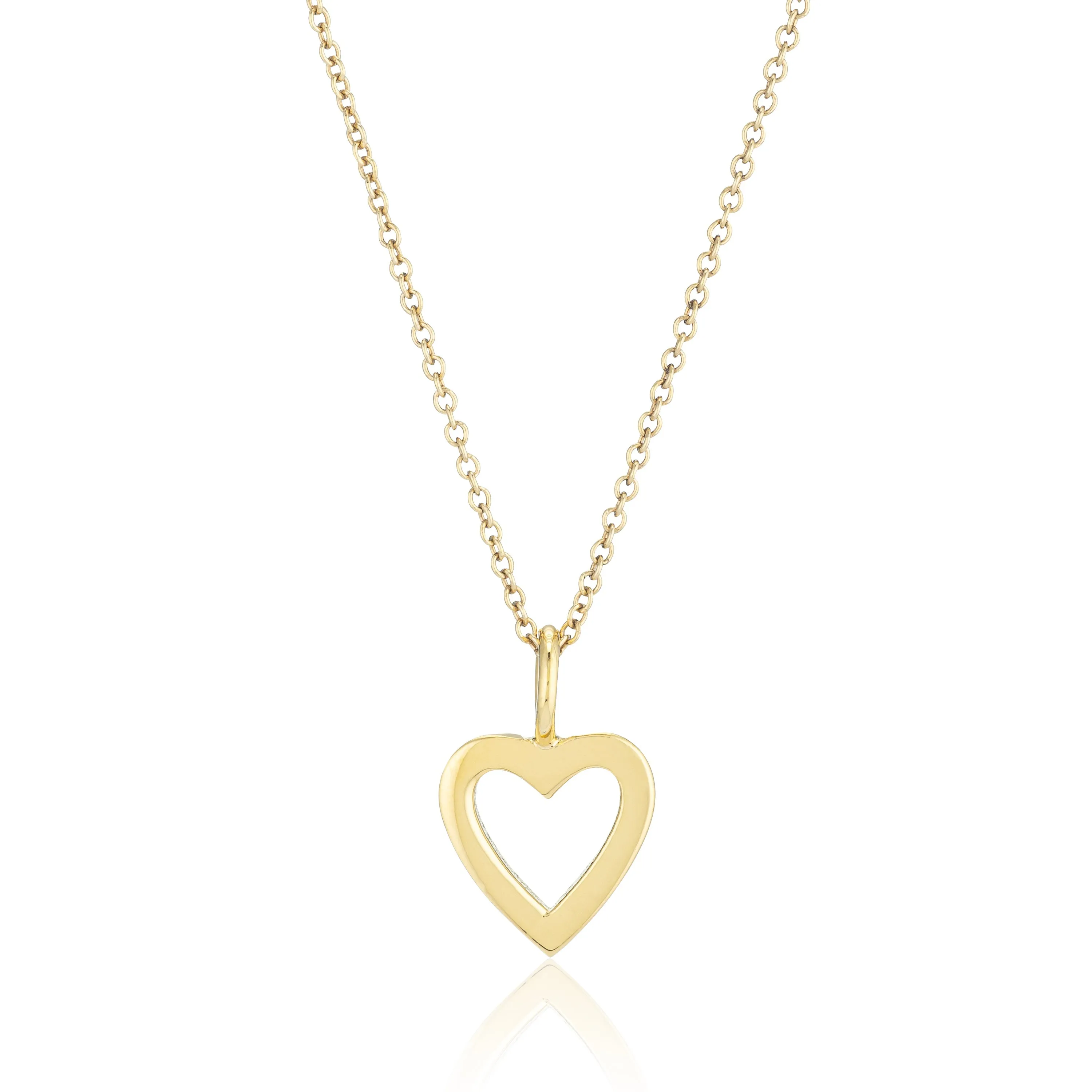 CHARMING-SHILOH OPEN HEART PENDANT