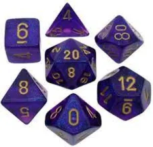 Chessex: Borealis 7P Royal Purple / Gold