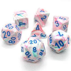 Chessex: Festive 7PC Pop Art