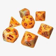 Chessex: Festive 7PC Sunburst