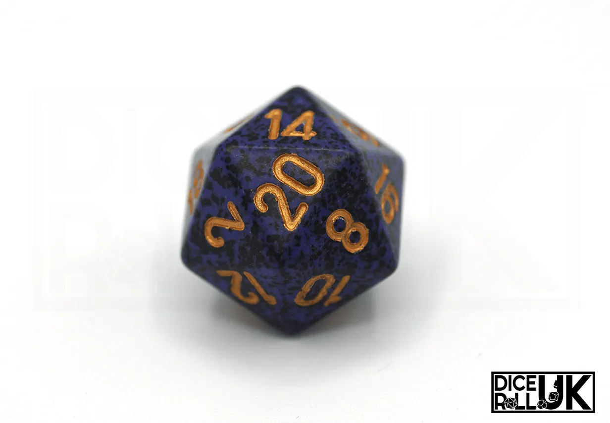 Chessex Speckled | Golden Cobalt