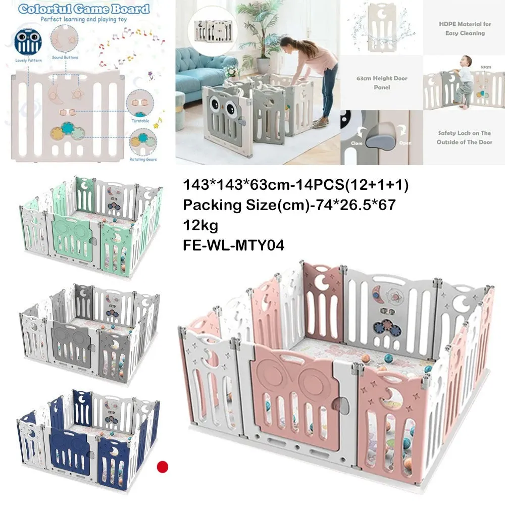 Child Safety Fence HDPE 143*143*63 cm