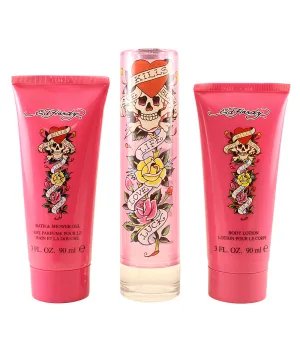 Christian Audigier Ed Hardy 3 Pc. Gift Set for Women