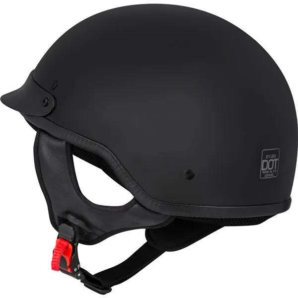CKX Bullet Half Helmet Solid Matte Black