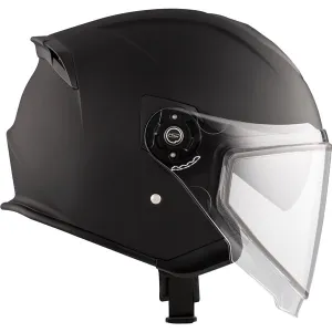 CKX Razor RSV Winter Lens Open-Face Helmet - Solid Black