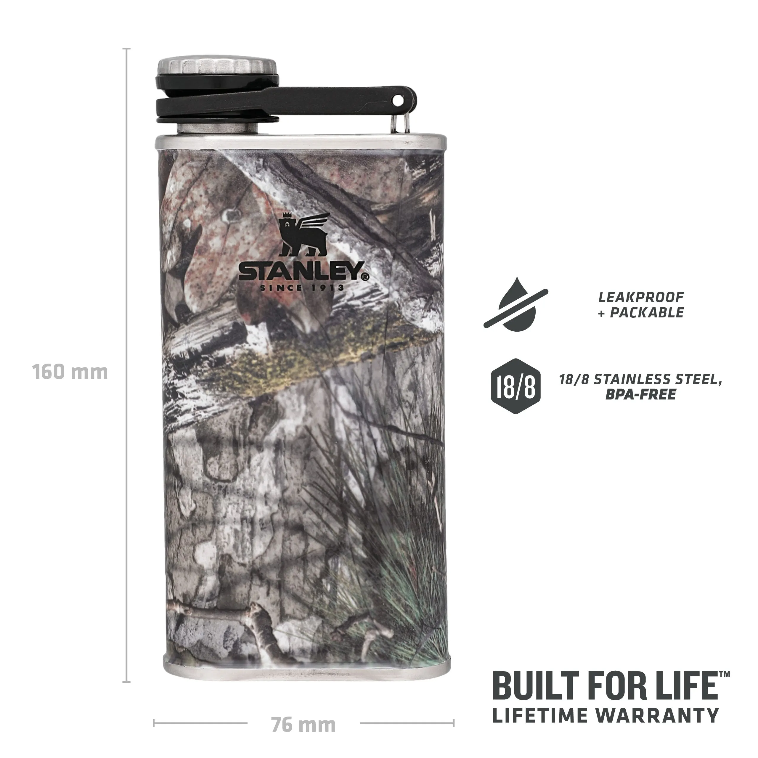 Classic Easy Fill Wide Mouth Flask | 0.23L