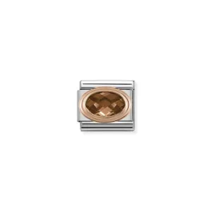 CLASSIC ROSE GOLD & CZ SMOKY LINK
