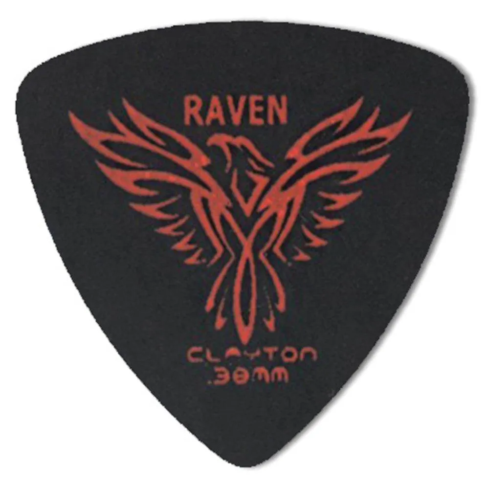 Clayton BLACK RAVEN ROUNDED TRIANGLE .38MM (72 Pack)