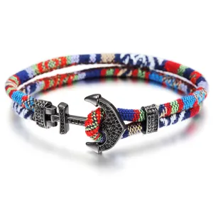 Colorful Anchor Bracelet-NSB1436ST