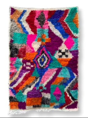 Colorful Boujaad 3’3”x4’6”