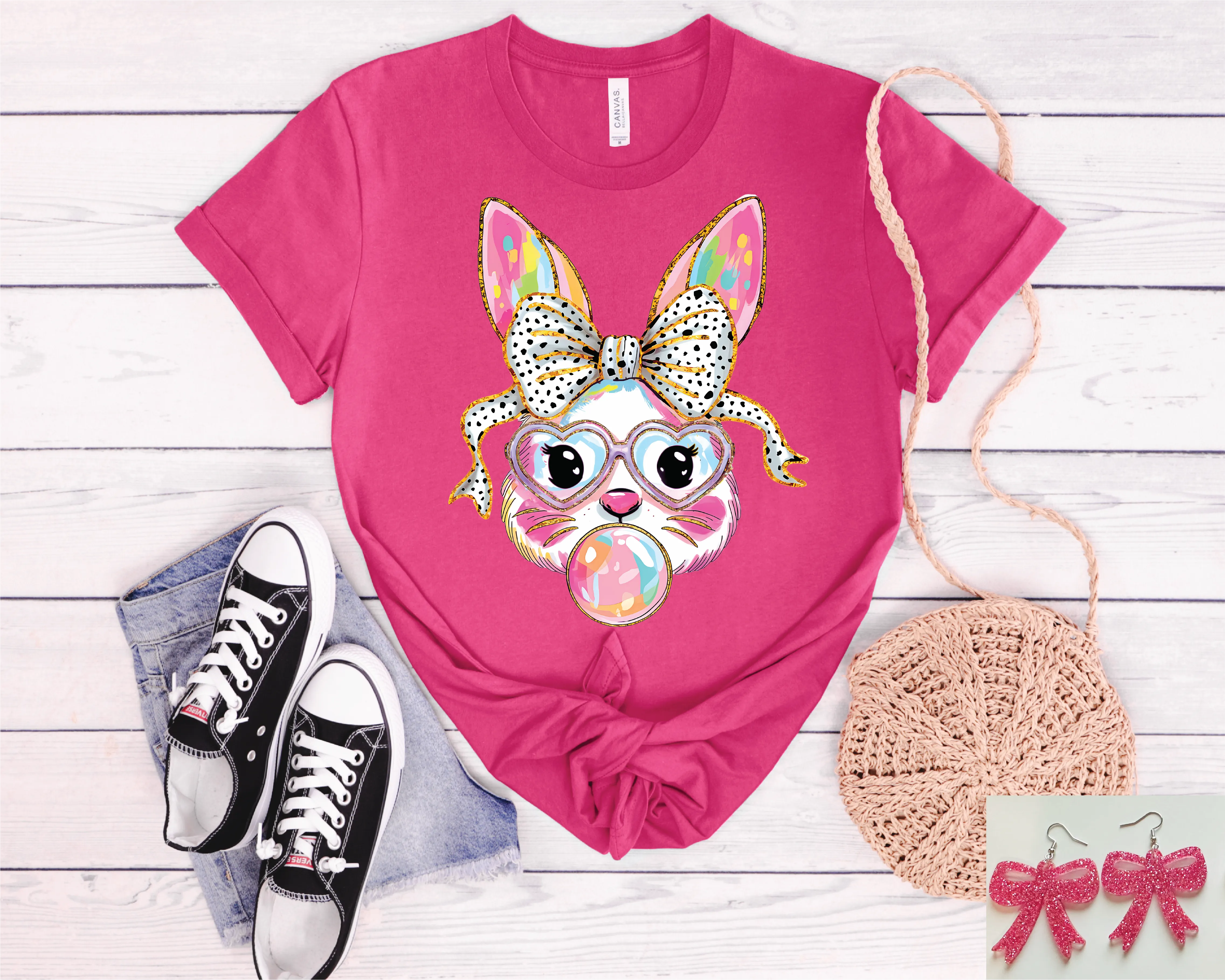 Colorful Bunny Bubble Gum
