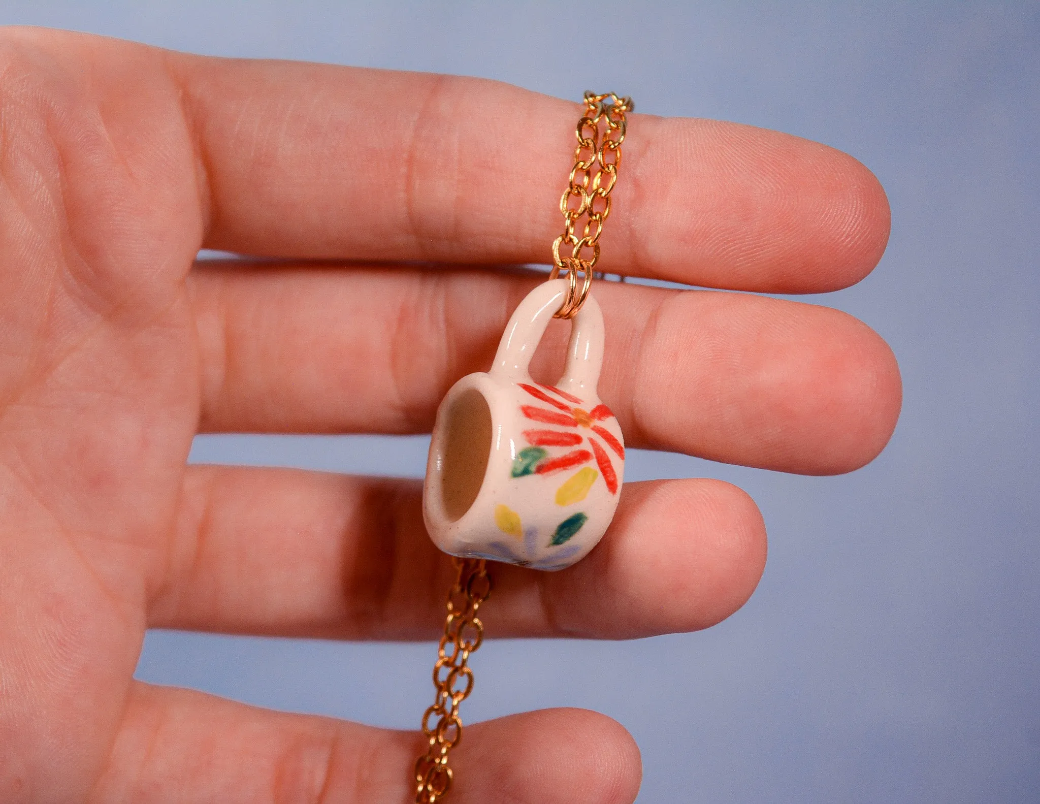 Colorful Daisies Necklace