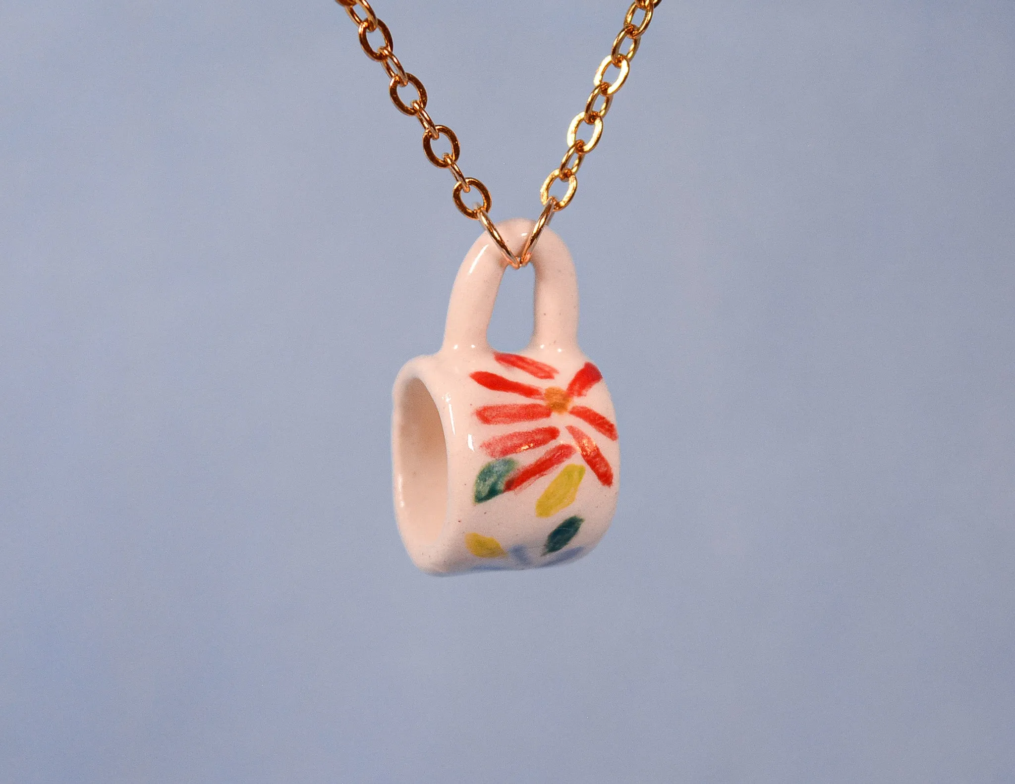 Colorful Daisies Necklace