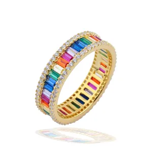 Colorful Eternity Ring